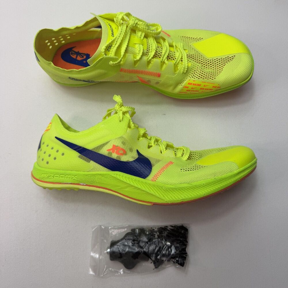 Nike ZoomX Dragonfly XC Shoes Mens Size 9.5 Yellow Track Spikes DX7992-701 New